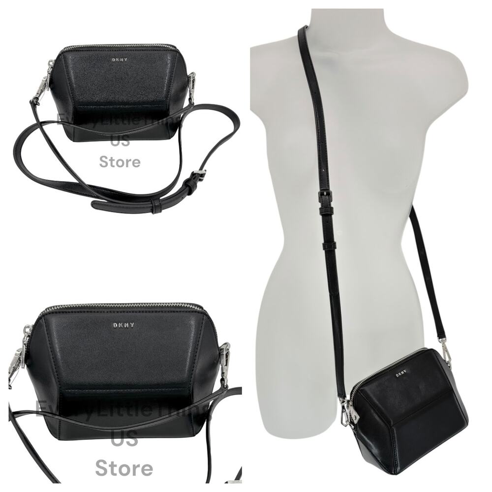 DKNY Purse Small Crossbody Bag Westsider Cow Leather Structured NWOT MinorDefect